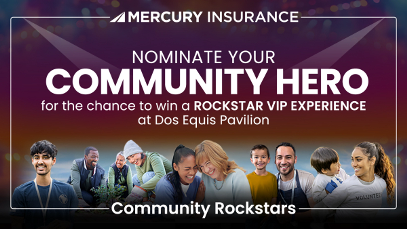 Mercury wants to honor rockstars of the Dallas, Texas community with a VIP experience.