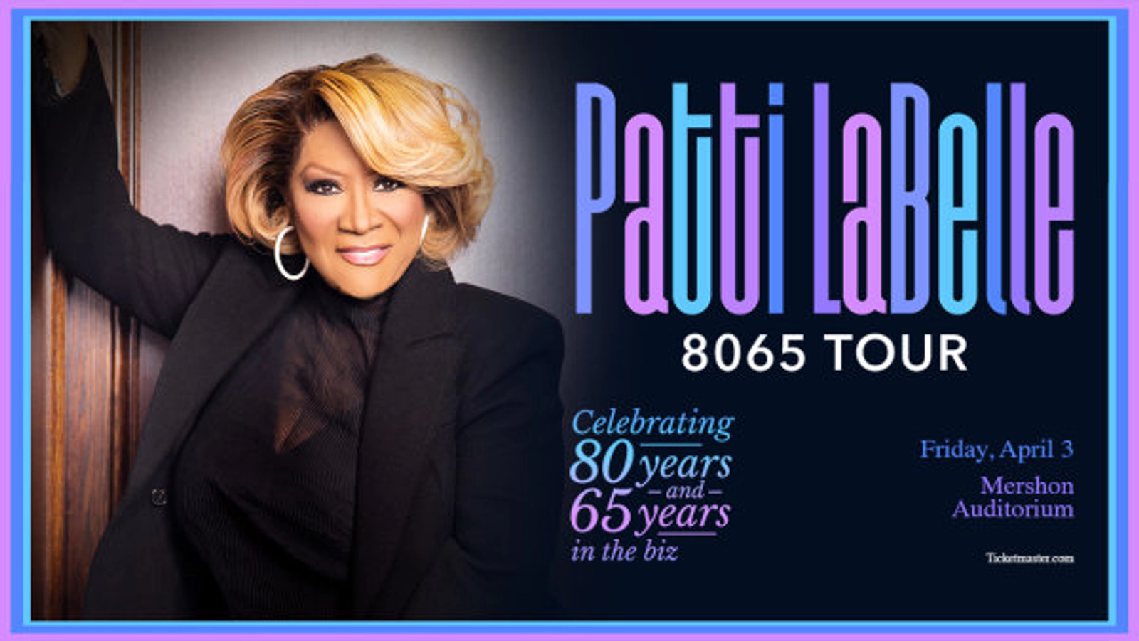 Win tickets to see Patti LaBelle at Mershon Auditorium!