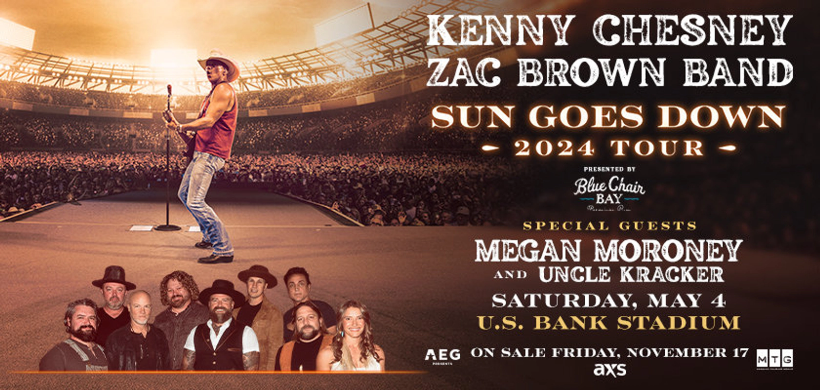 Win Kenny Chesney U.S. Bank Stadium Tickets K102 K102