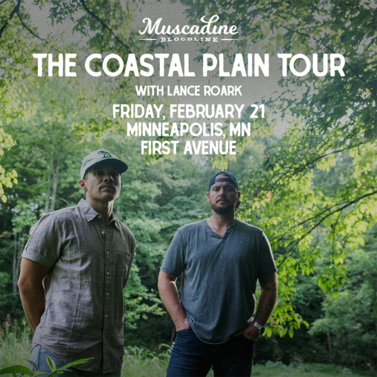 Win a pair of tickets to see Muscadine Bloodline on Fri. Feb 21st