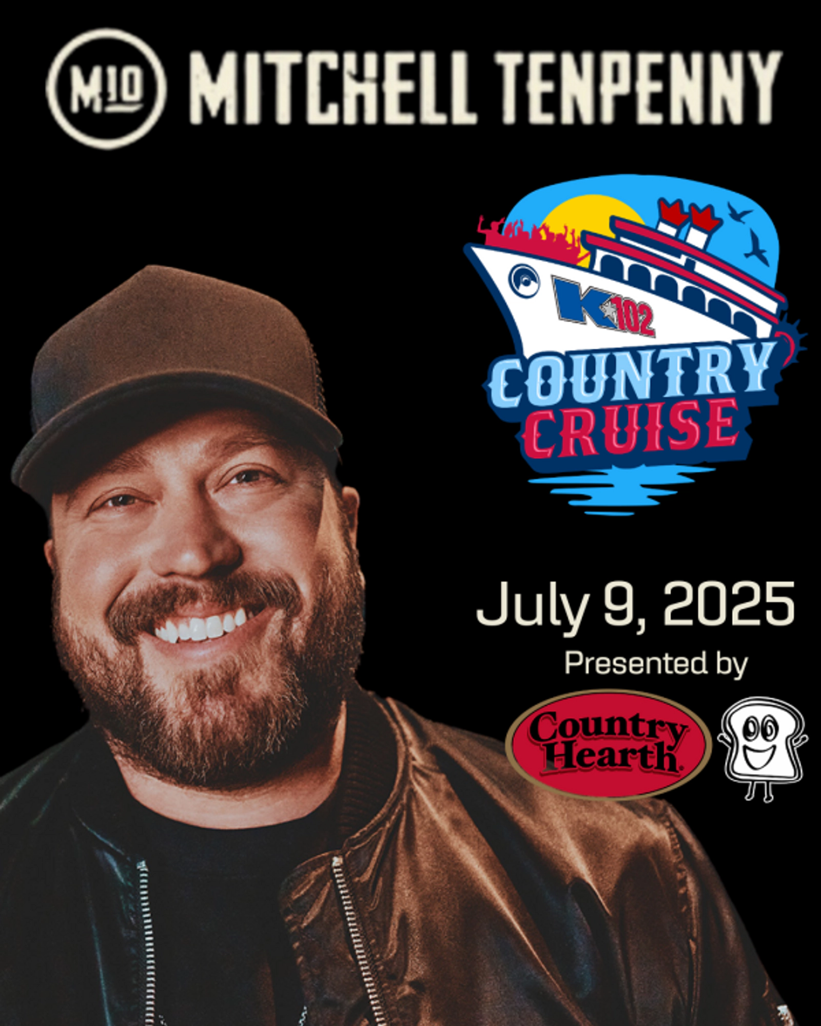 Country Cruise Winning Weekend - Mitchell Tenpenny 6/7 & 6/8