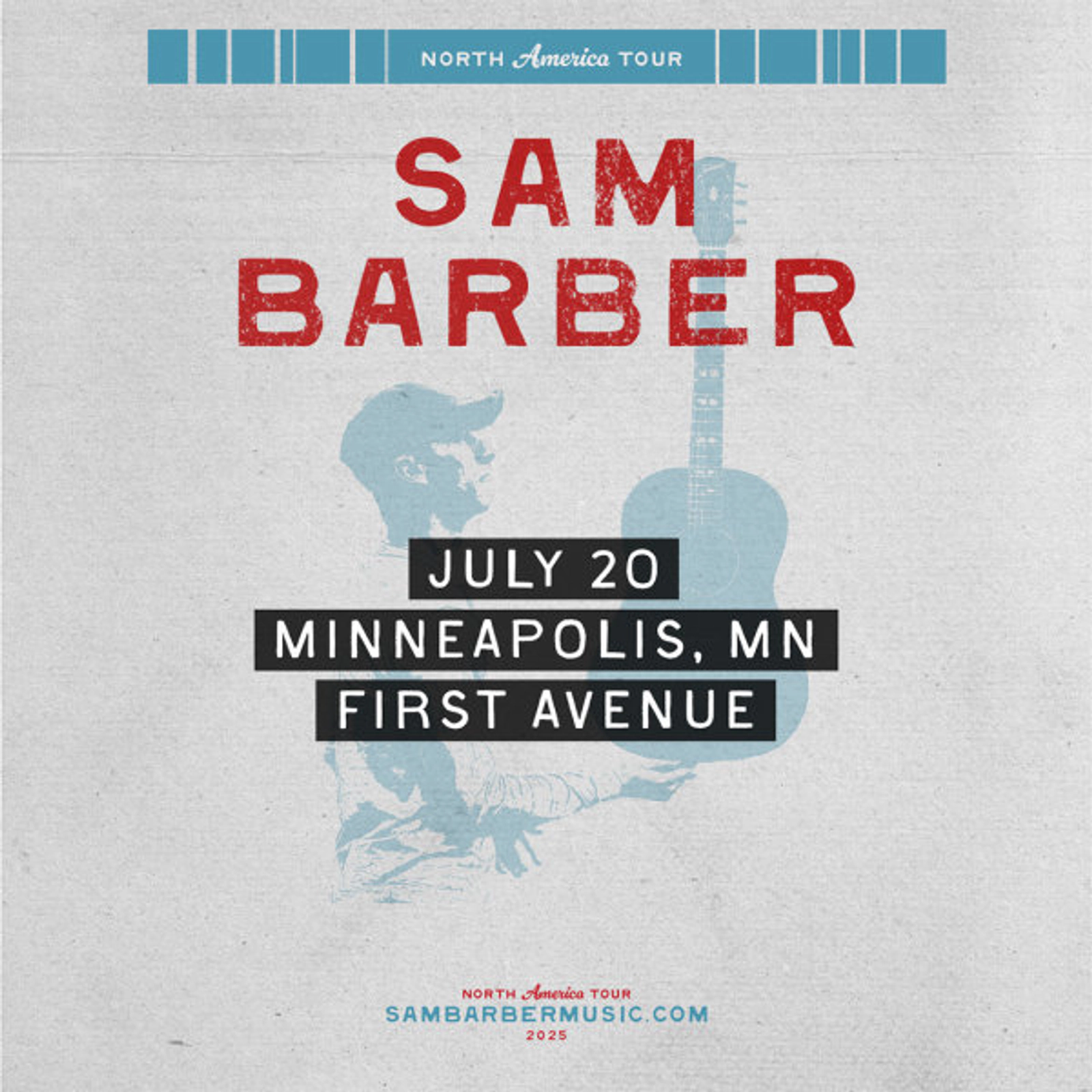 Win Sam Barber @ First Avenue Tickets