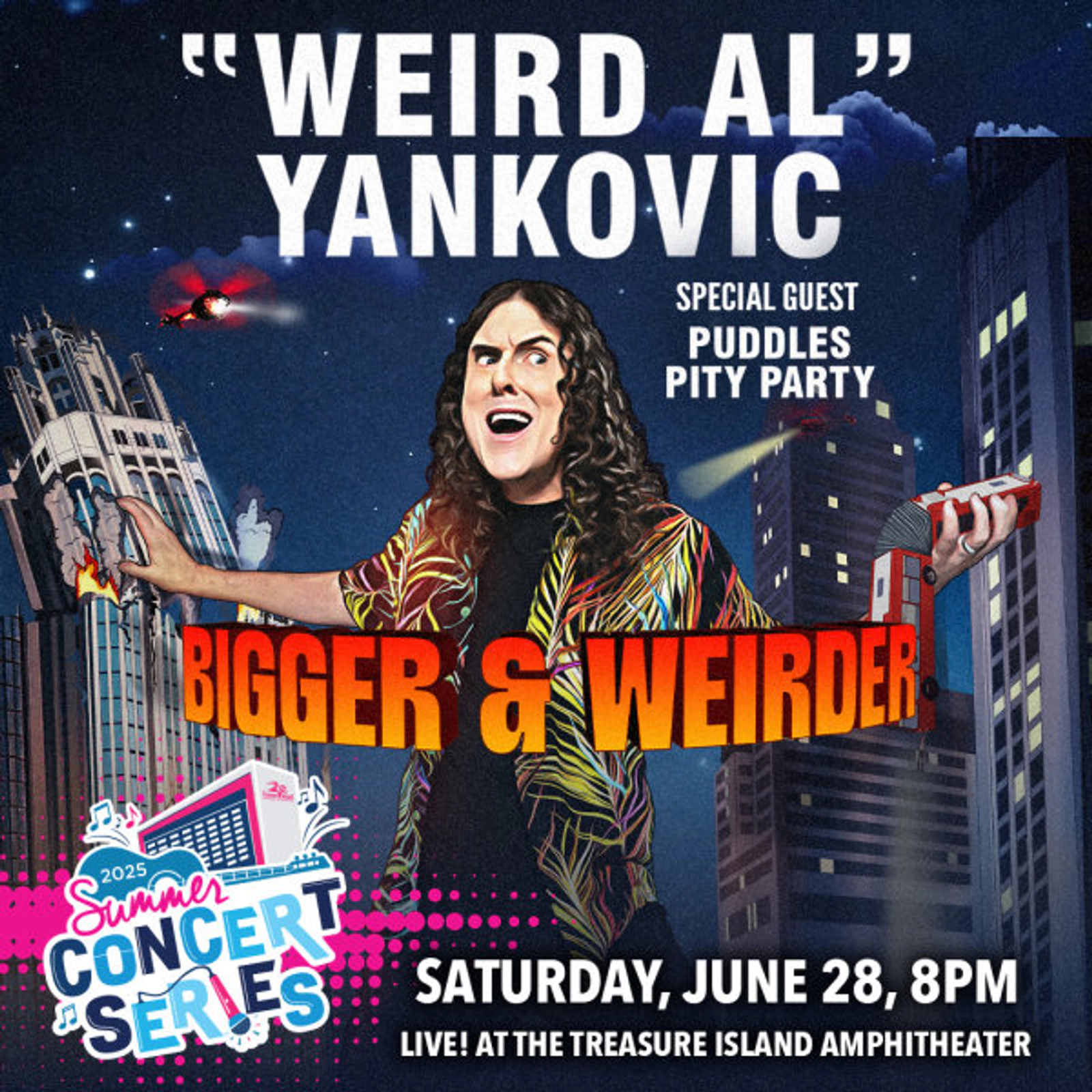 Win Weird Al Tickets @ Treasure Island