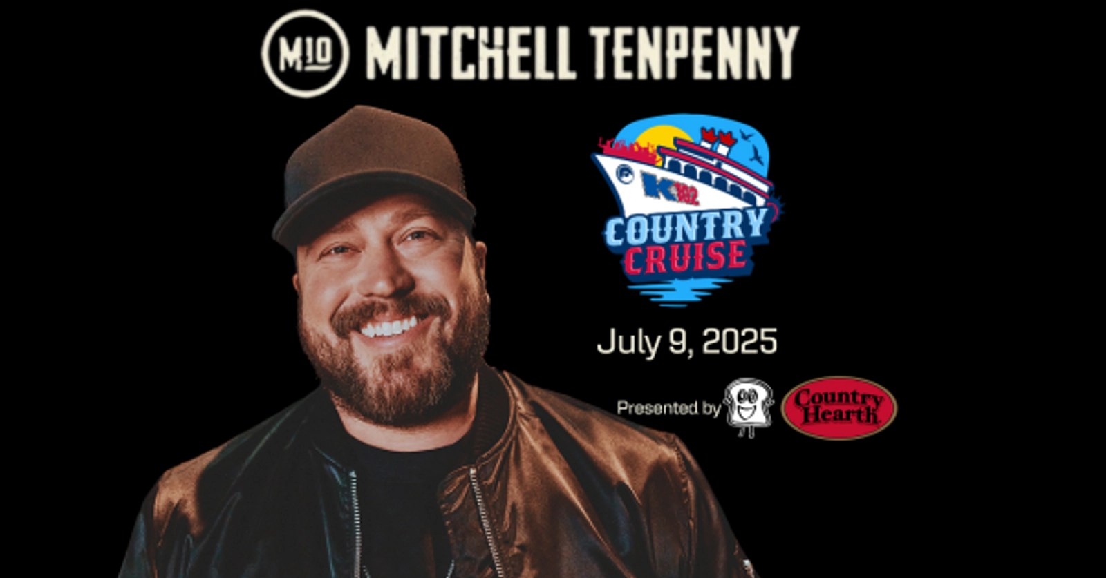 Win Tickets To Our Mitchell Tenpenny Country Cruise