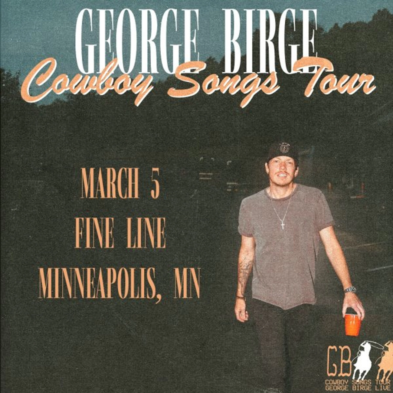 Win a pair of tickets to see George Birge at Fine Line Music Cafe March 5th