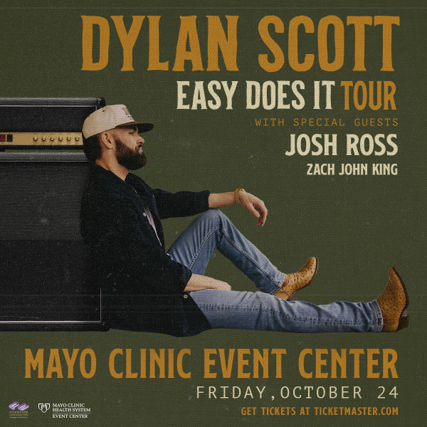 Win 2 Tickets to see Dylan Scott on Oct 24th in Mankato