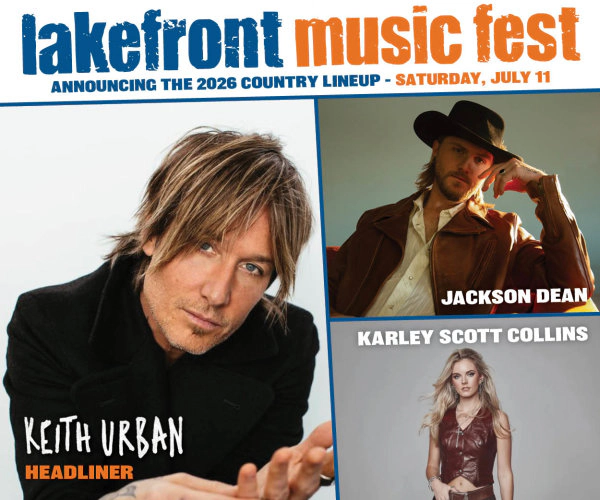 Keith Urban @ Lakefront Music Festival Winning Weekend