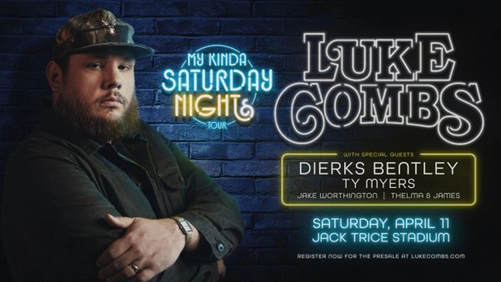 Win 2 tickets to see Luke Combs in AMES, IOWA on April 11th
