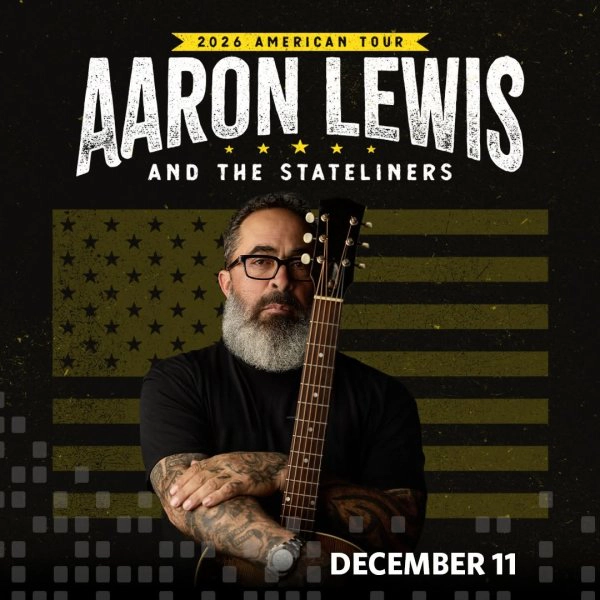 Win 2 tickets to Aaron Lewis at Treasure Island