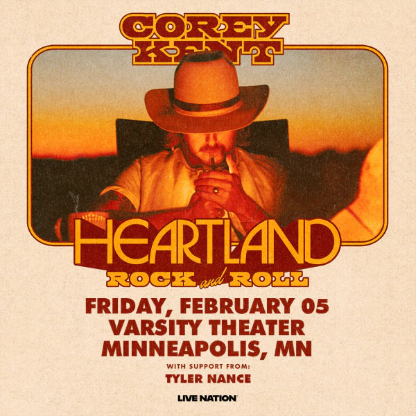 Win 2 tickets to Corey Kent at Varsity on 2/5