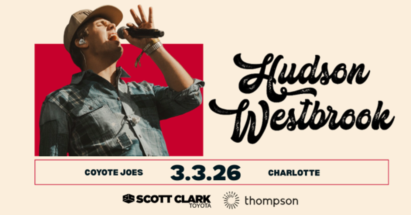 One Night Only with Hudson Westbrook!