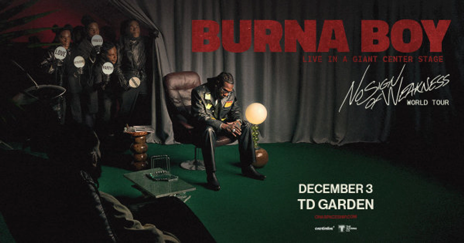 Burna Boy at TD Garden