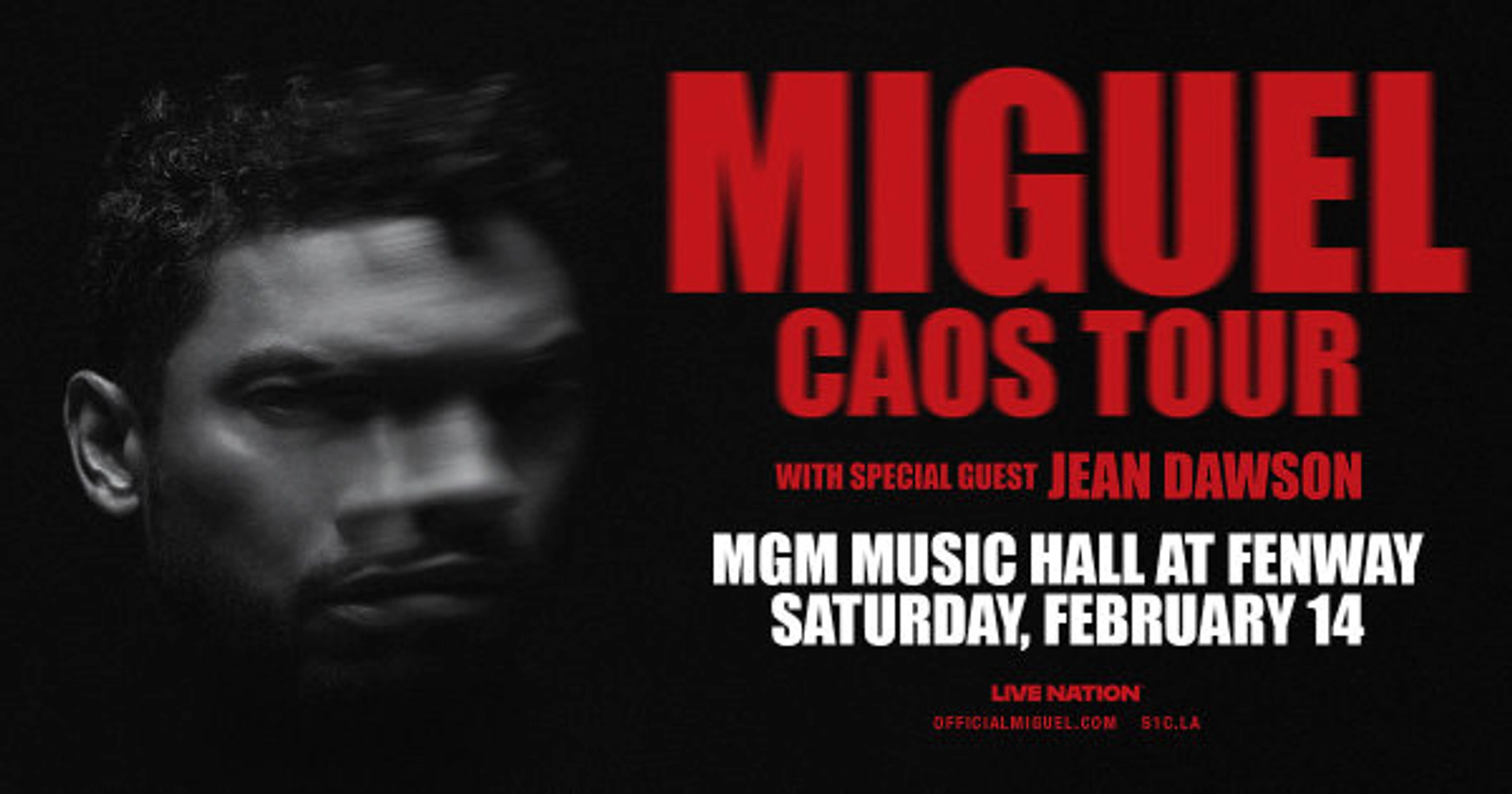 Miguel at MGM Music Hall  Fenway
