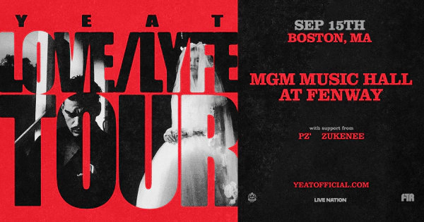 Yeat at MGM Music Hall Fenway