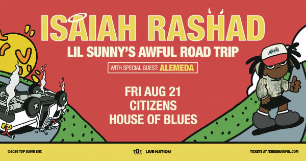 Isaiah Rashad at Citizens House of Blues