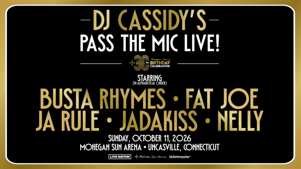 DJ Cassidy's Pass The Mic Tickets ALL WEEK
