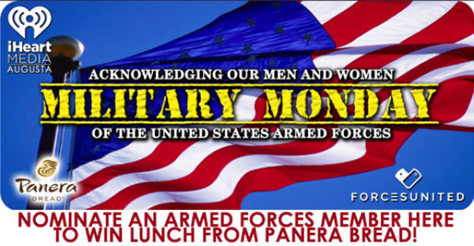 Nominate an Armed Forces member for MILITARY MONDAY! - Thumbnail Image