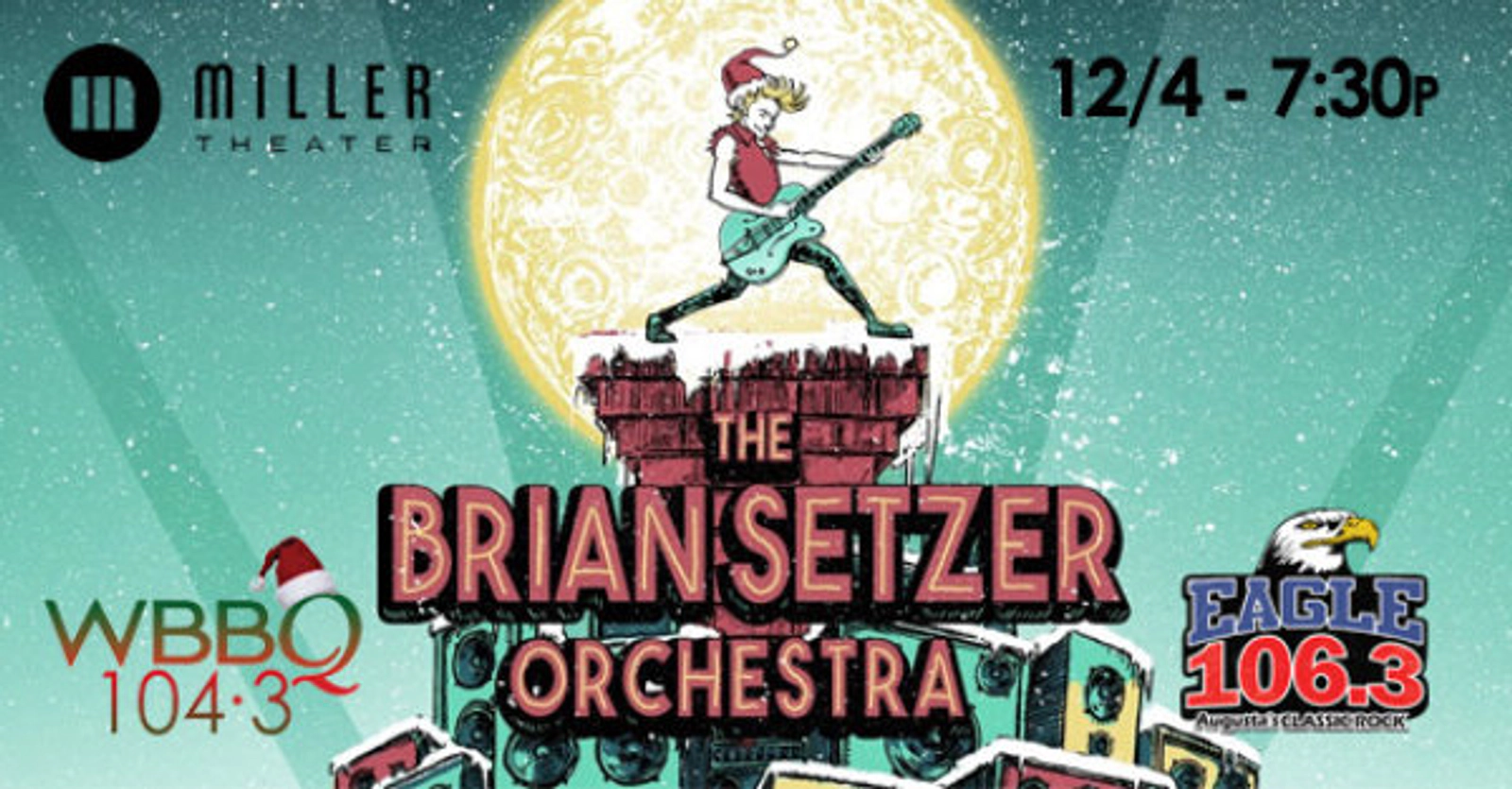 Brian Setzer Orchestra - "Christmas Rocks!" Tour! 12/4 @ Miller Theater! - Thumbnail Image