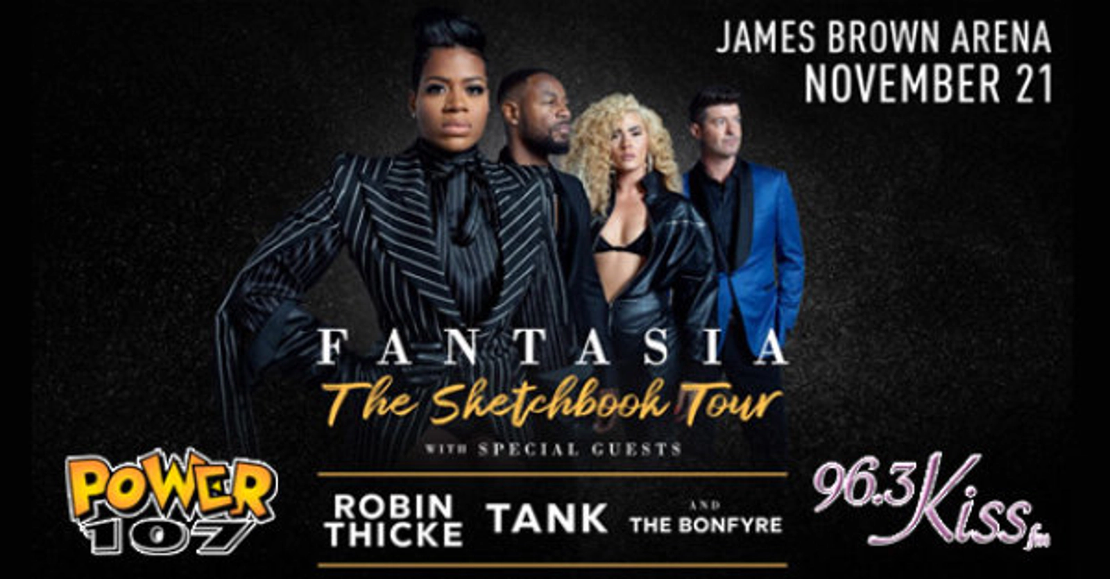 See Fantasia & Friends at the James Brown Arena on 11/21! - Thumbnail Image