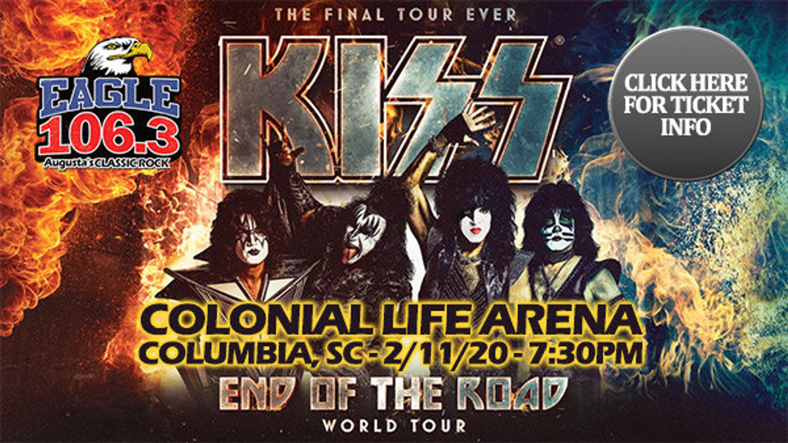 Win a Farewell To The 4-Pack of tickets to see KISS! - Thumbnail Image