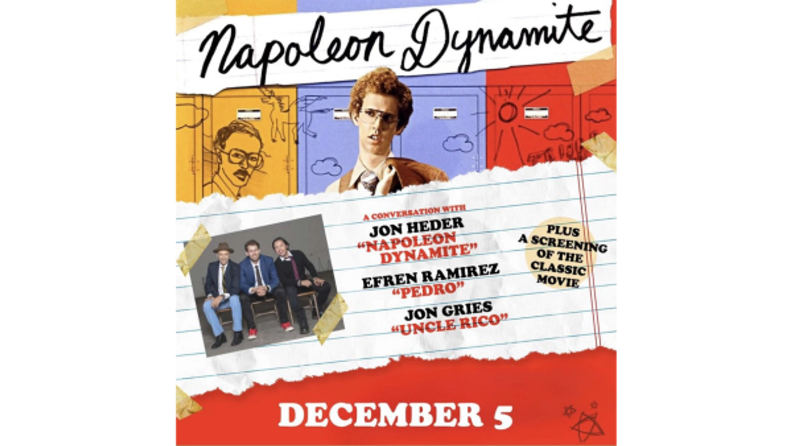 Napoleon Dynamite Live at The Miller Theater with Q&A!