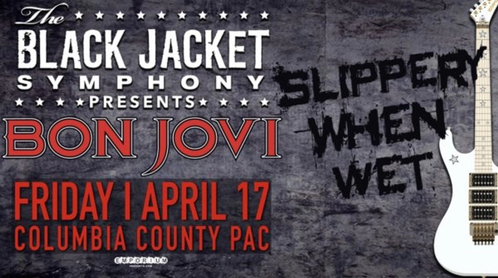 Win tickets for Black Jacket Symphony presents Bon Jovi’s “Slippery When Wet”