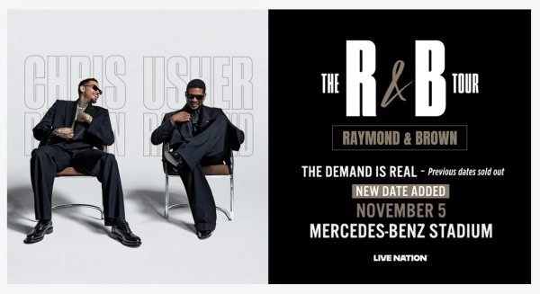 Win Tickets To See The R&B Tour - Starring Usher Raymond & Chris Brown in ATL!