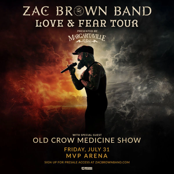 Enter for your LAST Chance to WIN Zac Brown Band: Love & Fear Tour Presented by Margaritaville at Sea!