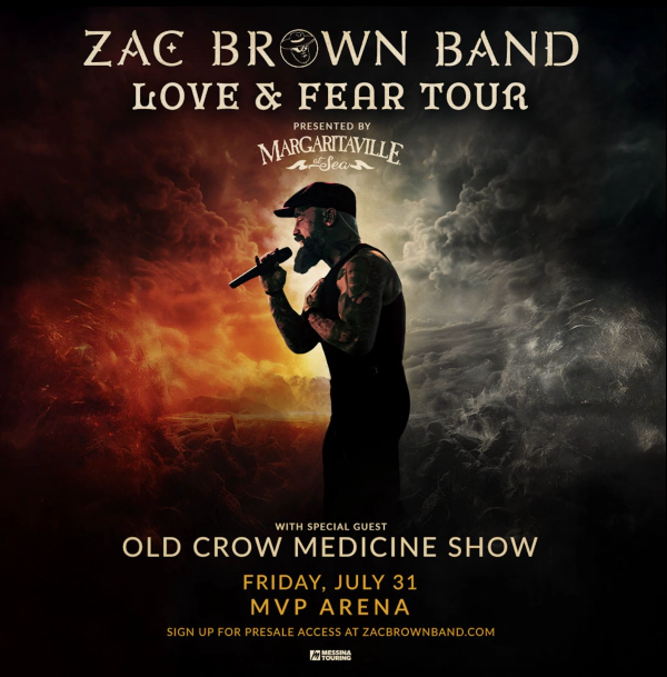 Enter to Win for your LAST chance to see Zac Brown Band at MVP Arena!