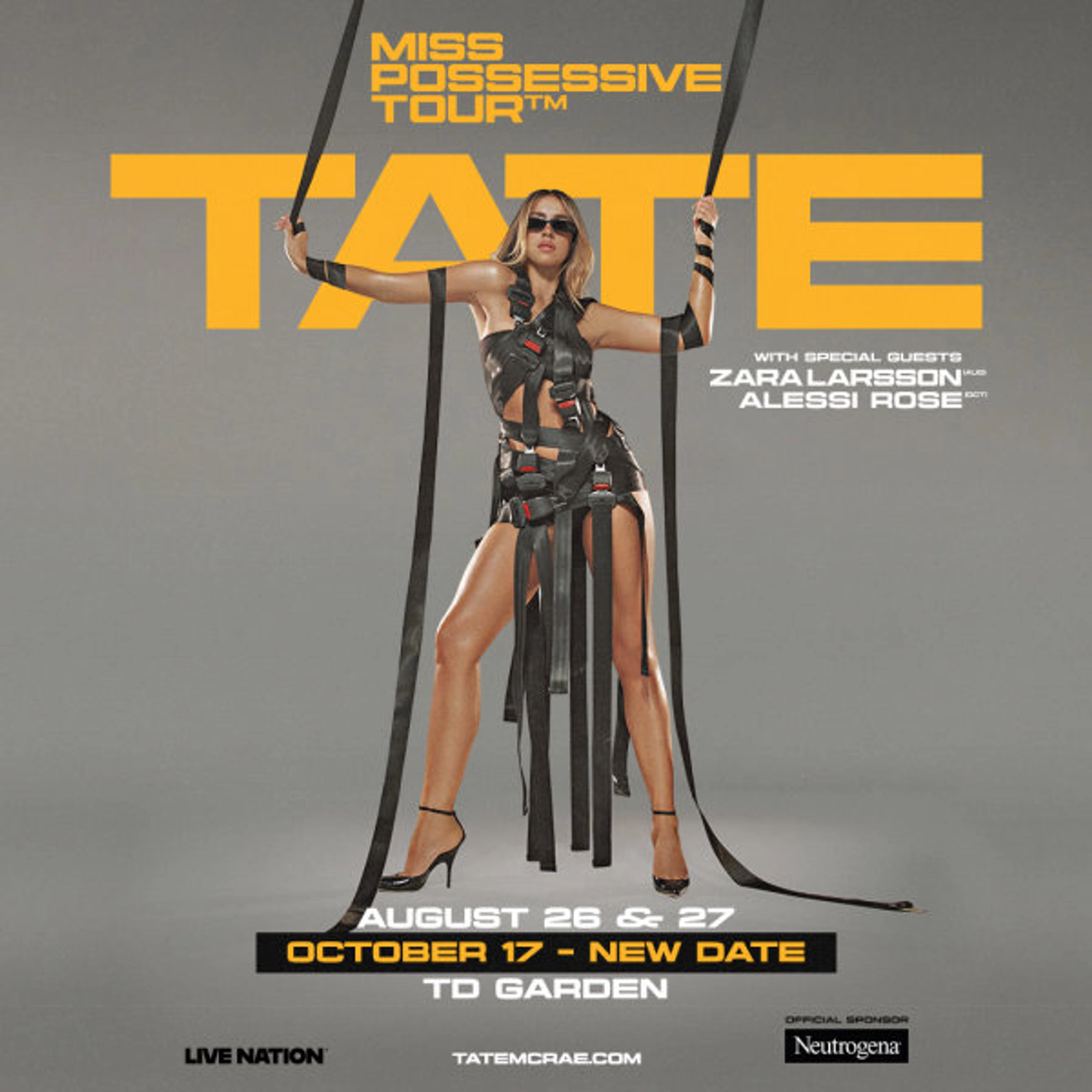 Tate McRae at TD Garden