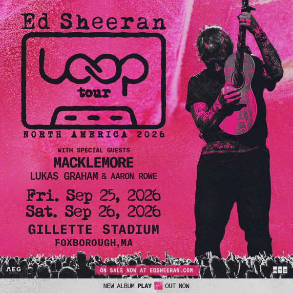 Ed Sheeran at Gillette Stadium