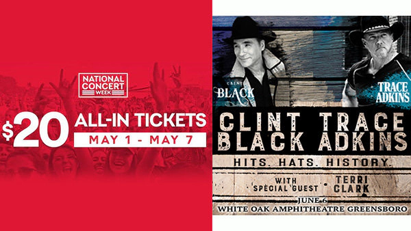   Live Nation National Concert Week: Clint Black & Trace Adkins    - Thumbnail Image