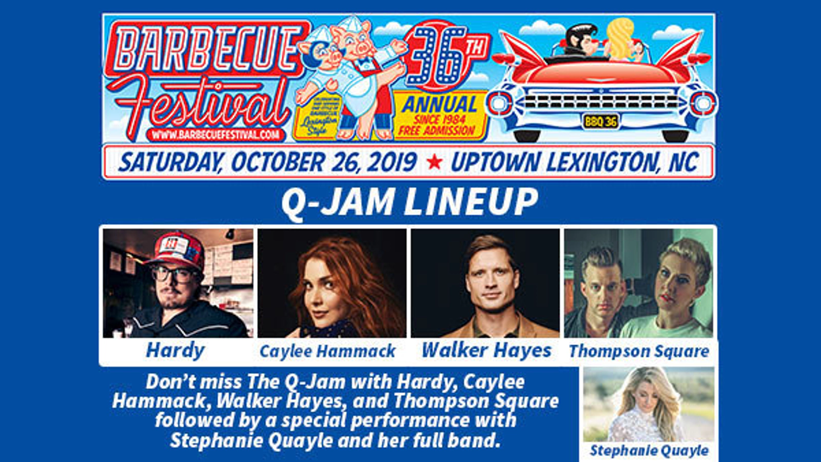 Meet & Greet Passes: Q-Jam at the Lexington BBQ Festival - Thumbnail Image