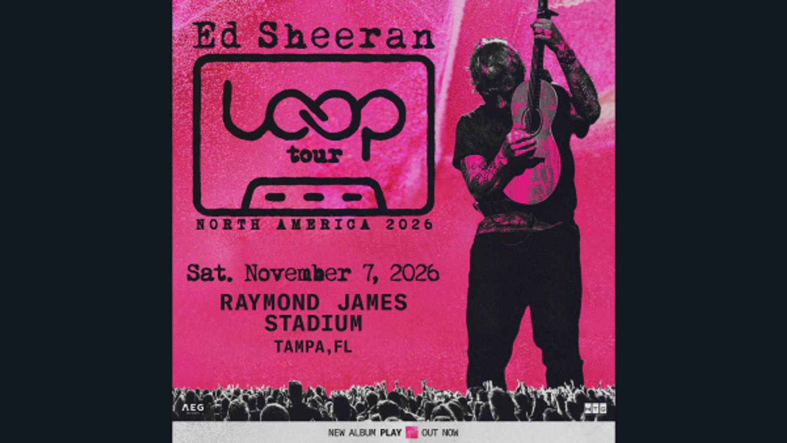 Your Chance To Win Tickets To Ed Sheeran In Tampa!