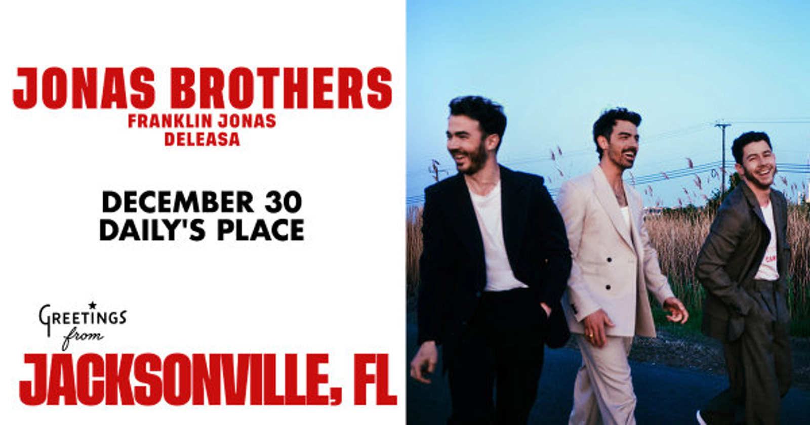 Win Tickets To The Jonas Brothers At Daily's Place