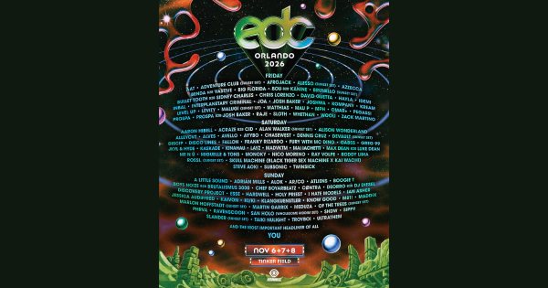 Win Tickets To EDC in Orlando!