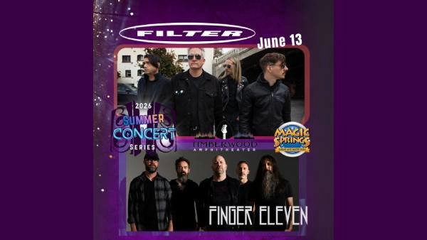 Win Meet & Greet Passes + Tickets to Filter and Finger Eleven at Magic Springs!