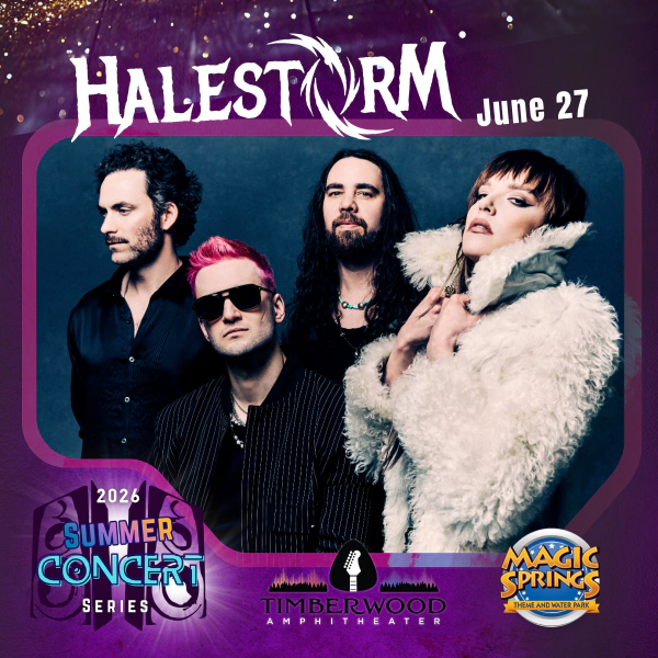 Win Meet & Greet + Tickets to Halestorm at Magic Springs!
