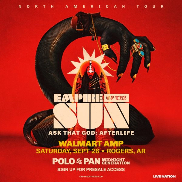 Win Empire of the Sun Tickets!