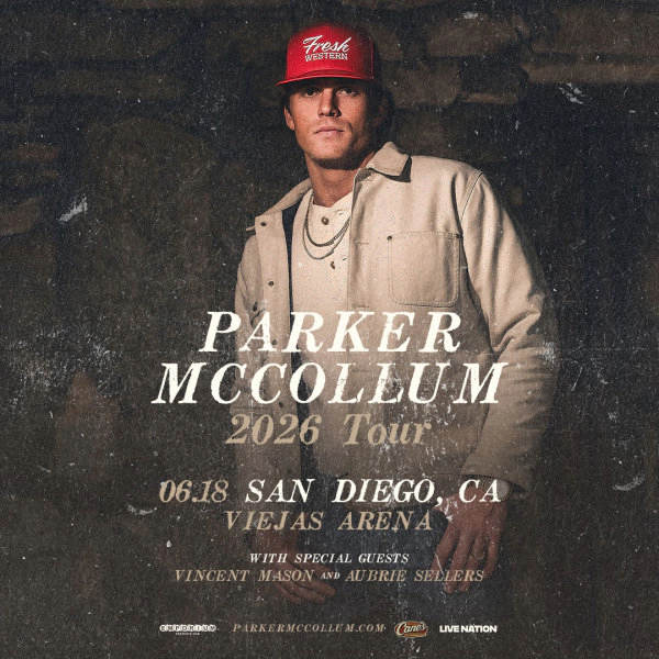 Win Tickets to See Parker McCollum with Vincent Mason and Aubrie Sellers at Viejas Arena on June 18th