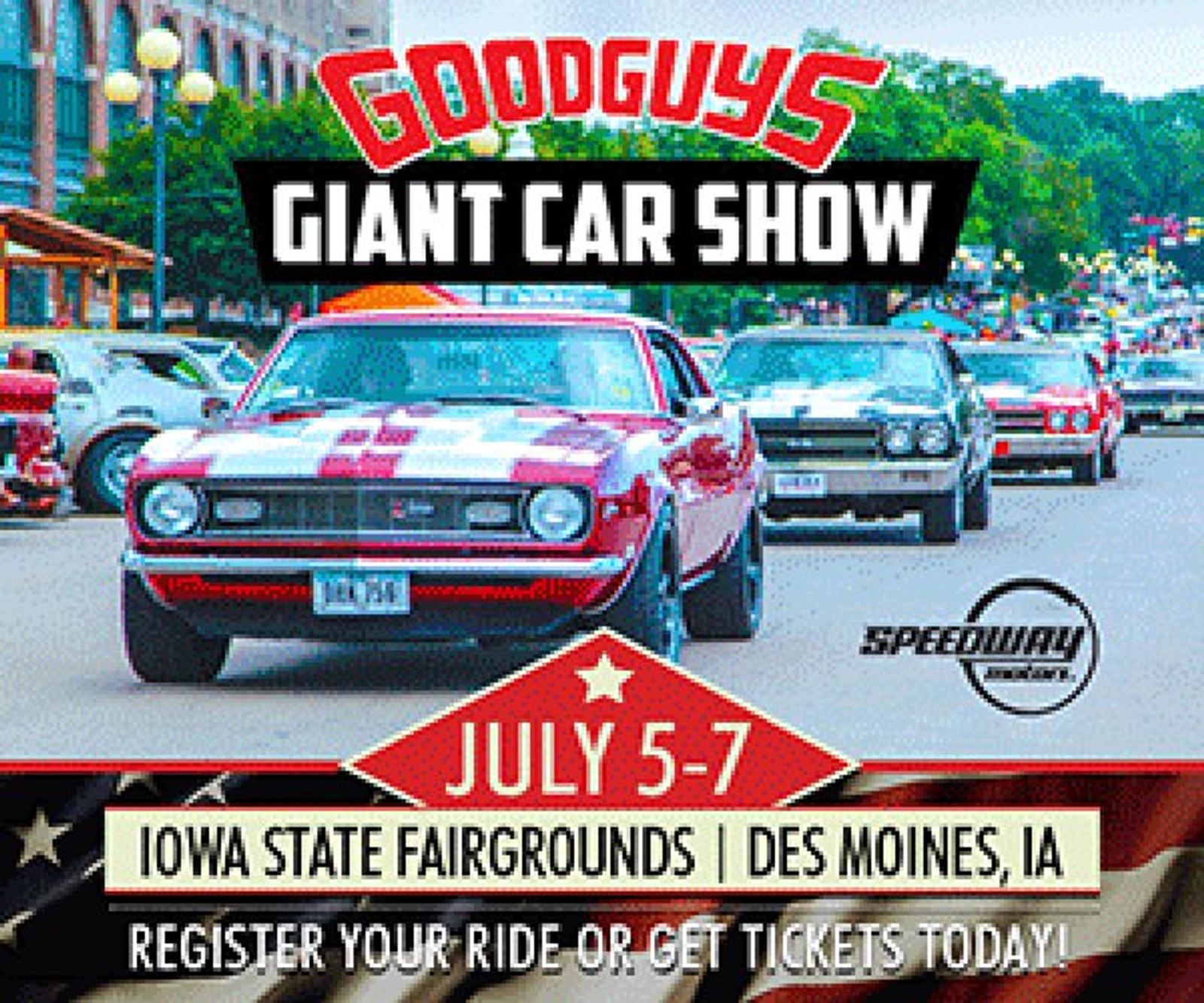  Enter to win tickets to Goodguys’ 28th Speedway Motors Heartland Nationals! - Thumbnail Image