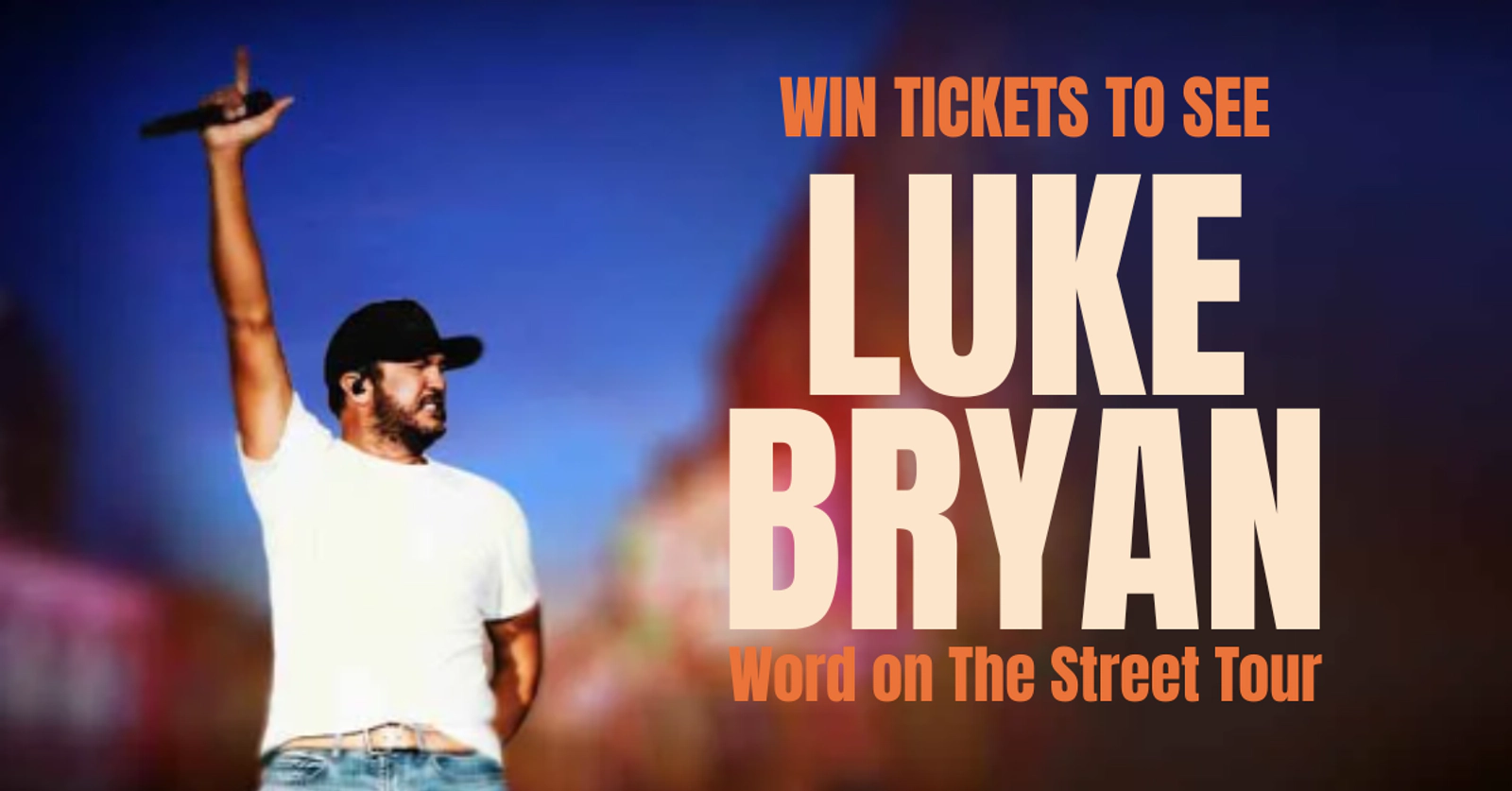 Win tickets to see LUKE BRYAN at the CASEY'S CENTER