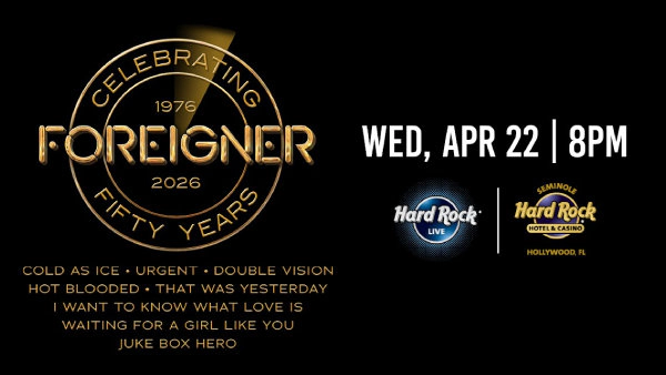 This Just In: Foreigner Tickets Could Be Yours!