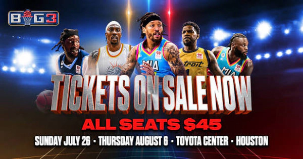 Win tickets to BIG3 at the Toyota Center!