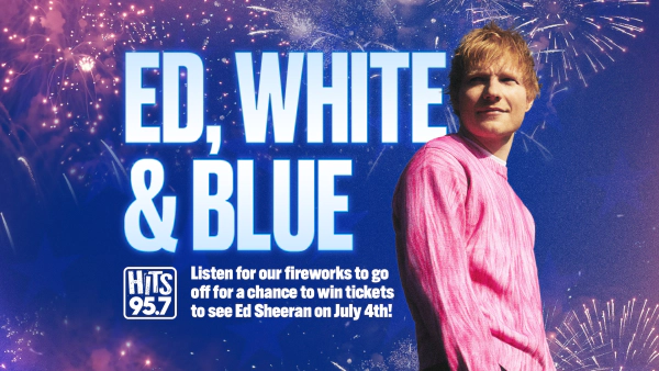 ED, White & Blue - Win Ed Sheeran Tickets!