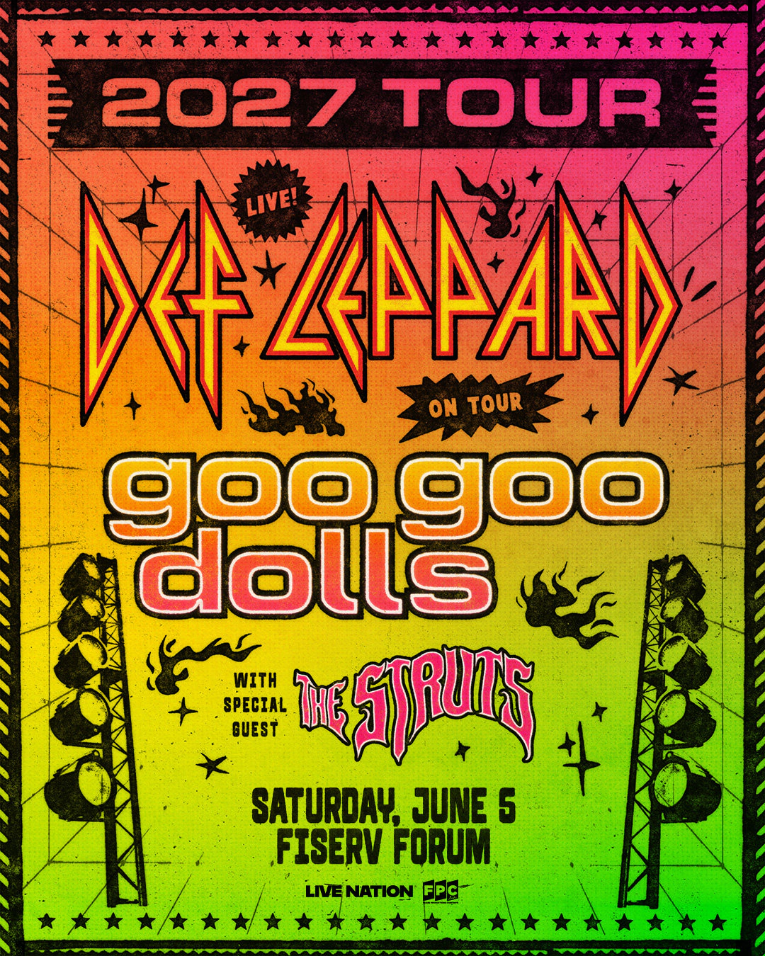 You could win a pair of tickets to see Def Leppard and the Goo Goo Dolls with our iHeartRadio Talkback Mic button!