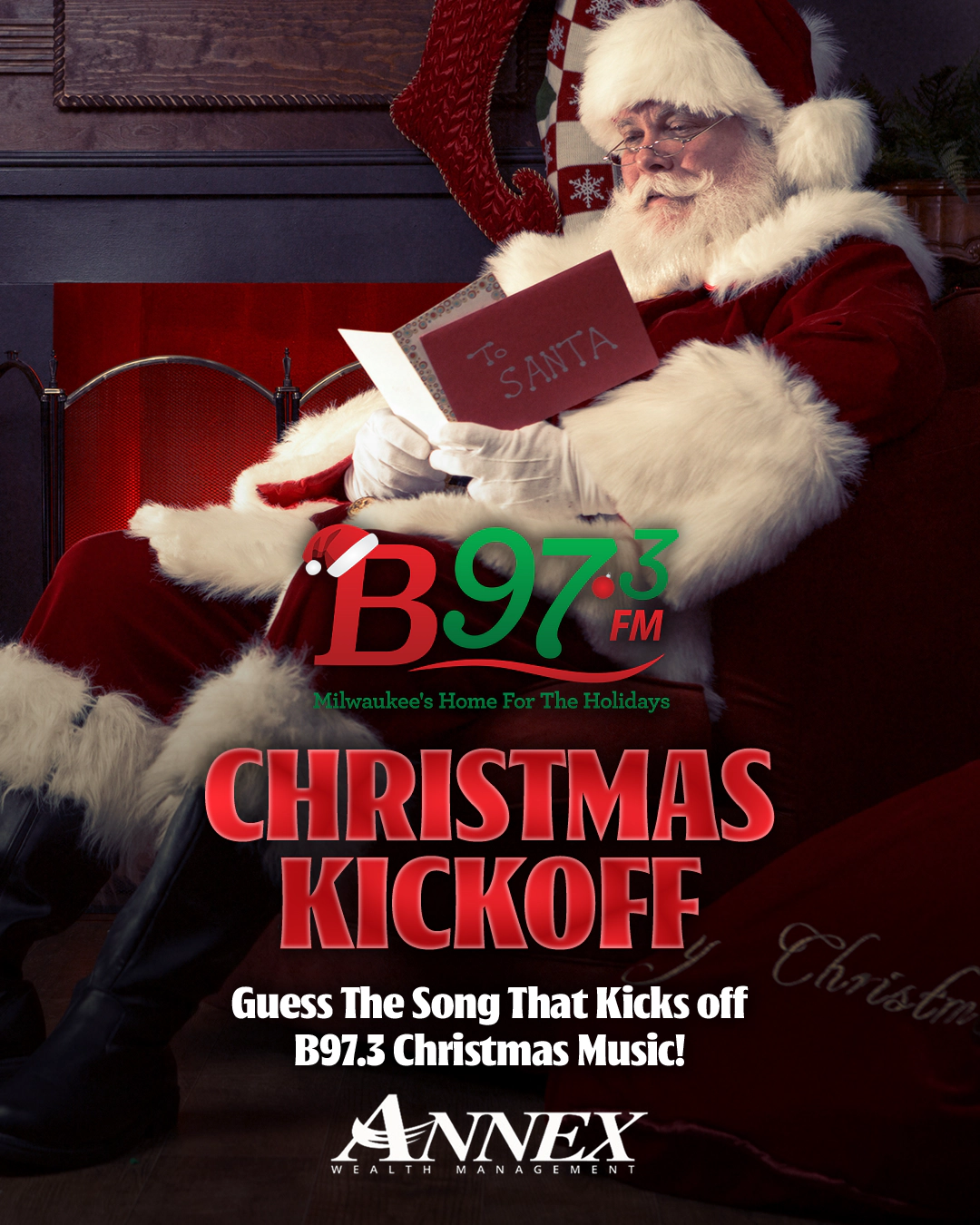 You could win a $1,000 giftcard with B97.3's Christmas Kickoff!
