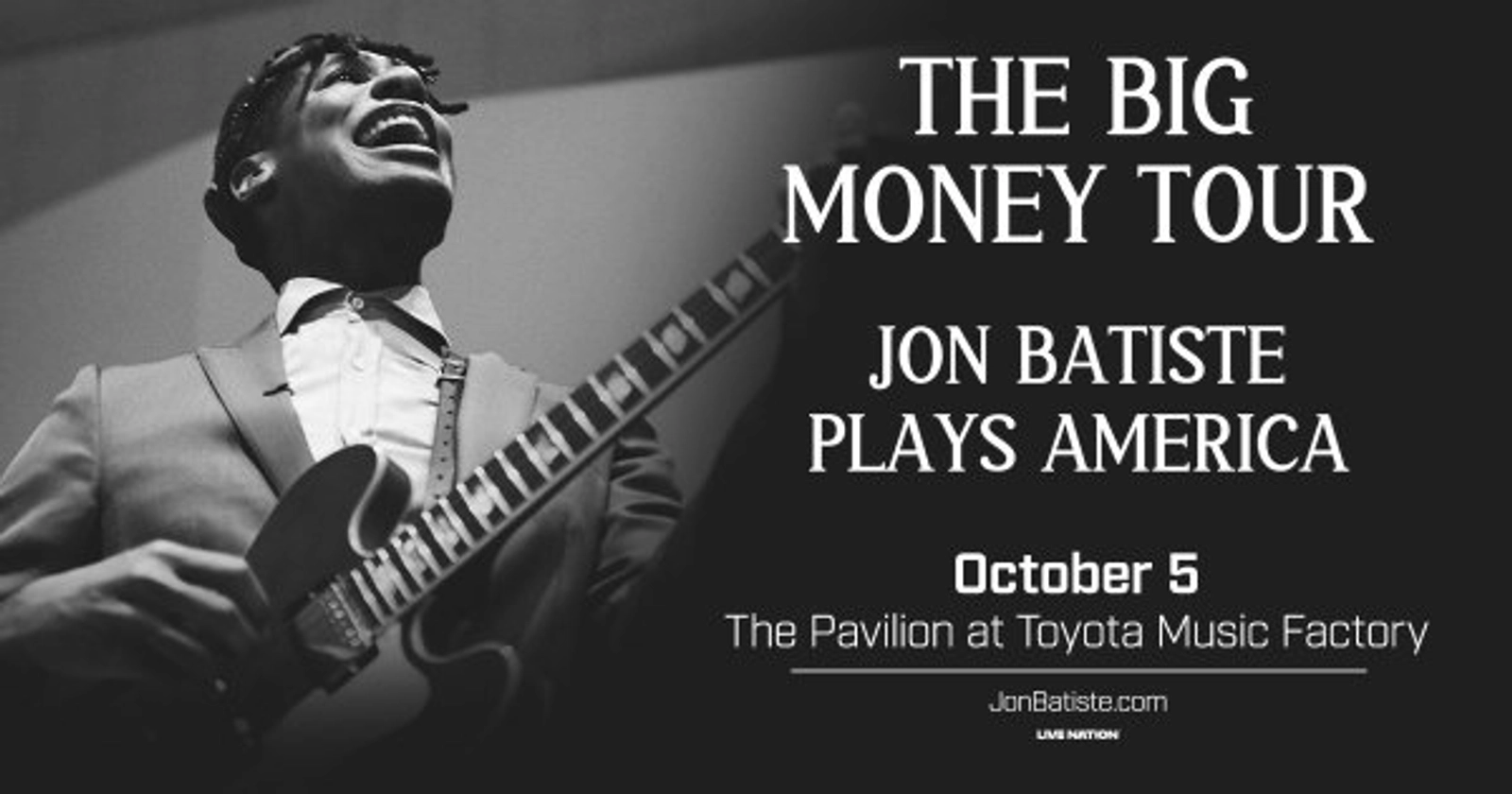 Enter to WIN tickets to The Big Money Tour - Jon Batiste Plays America (TEXAS DATE)