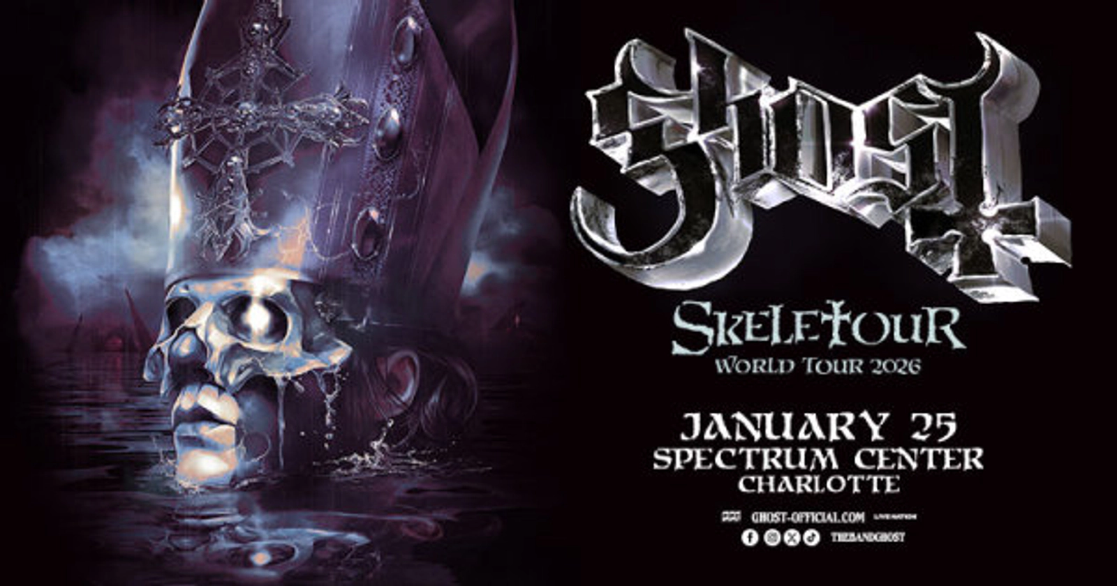 Enter to Win Tickets to GHOST At Spectrum!
