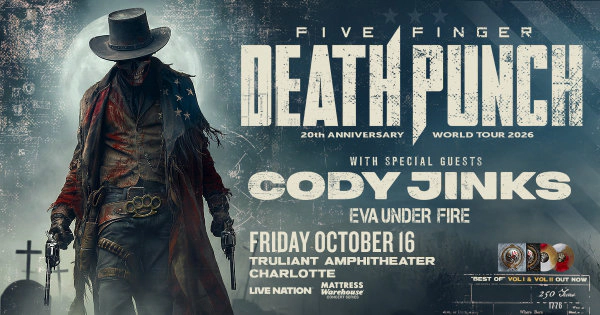 Enter to Win Tickets to Five Finger Death Punch at Truliant Amphitheater!